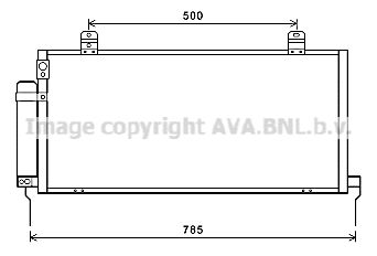 AVA QUALITY COOLING Конденсатор, кондиционер MTA5221D